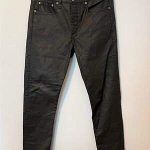 Rag & Bone Fit 2 Slim Coated Clay Button Fly Jeans Men’s Size 33x32 M1223CBONCTC